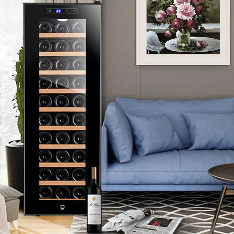 6 floors Air-Cooled Electronic Constant Temperature Moisturizing Wine cabinet home bar Tea Refrigerated Cigar Cabinet