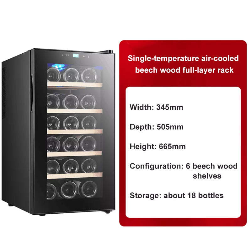 6 floors Air-Cooled Electronic Constant Temperature Moisturizing Wine cabinet home bar Tea Refrigerated Cigar Cabinet