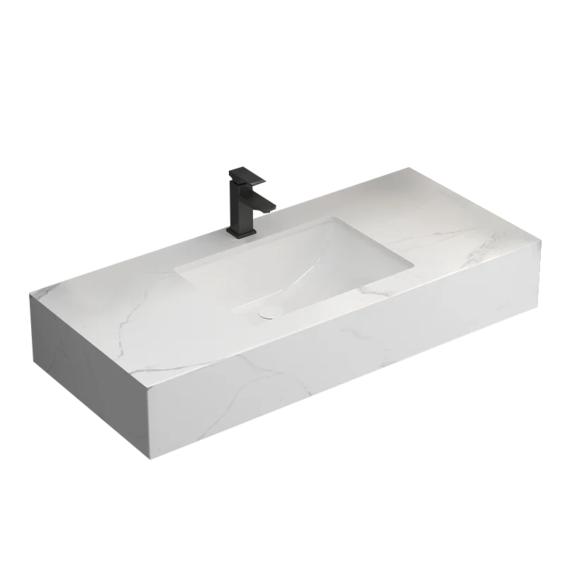 Rock custom washbasin wall-mounted bathroom washbasin bathroom cabinet basin washstand combination