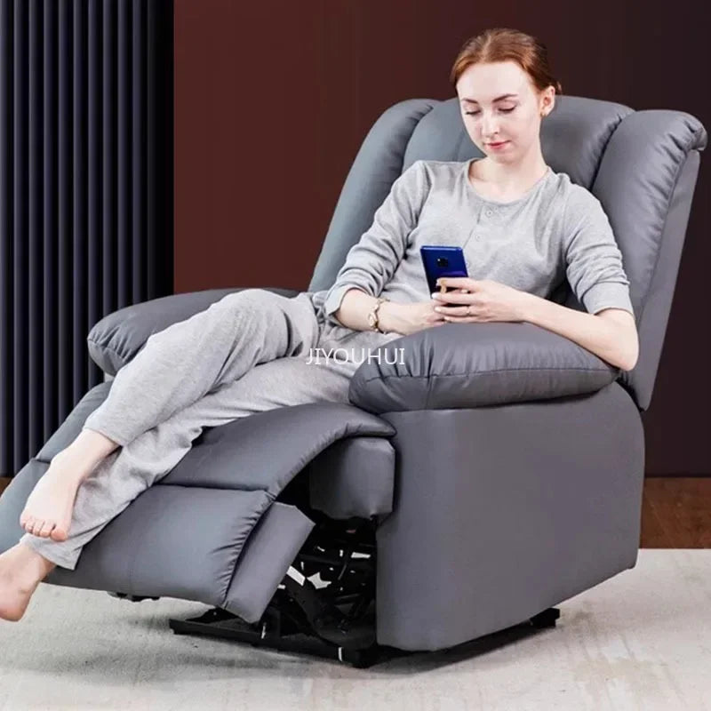 European Single Reclining Sofa Elegant Relax Designer Lounge Couch Lunch Break Bedroom Chaises De Salon Living Room Furniture