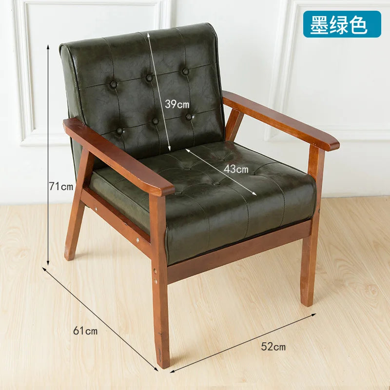 Modern Nordic Living Room Chairs Wood Leg Luxury Waiting Vintage Living Room Chairs Floor Mobile Meubles De Salon Home Furniture