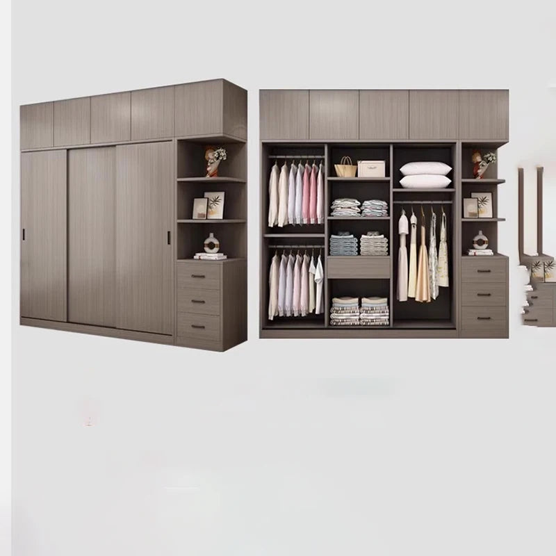 Organizers Dressers Wardrobe Closet Cupboard Clothing Rack Clothes Wardrobe Closet System Armario Abierto Salon Furniture