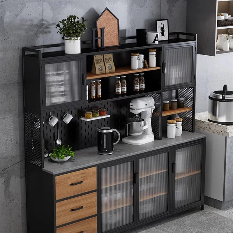 Luxury Display Sideboards Space Saving Buffet Kitchen Closet Sideboards Locker Cupboard Mueble Para Cocina Home Furniture