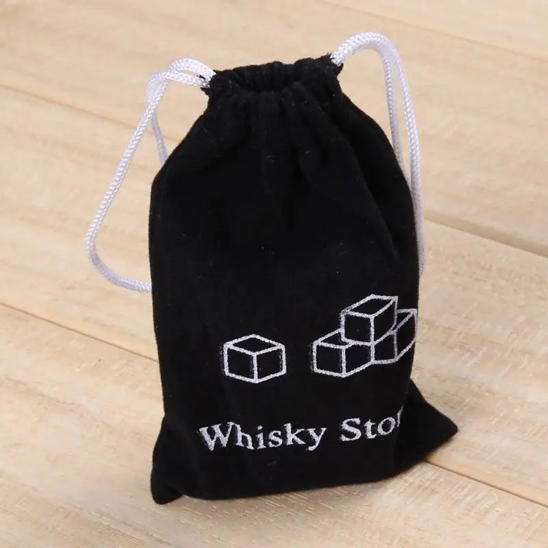 Whiskey Stones Sipping Cooler Reusable Whisky Ice Stone Whisky Natural Rocks Bar Wine Cooler Party Wedding Gift