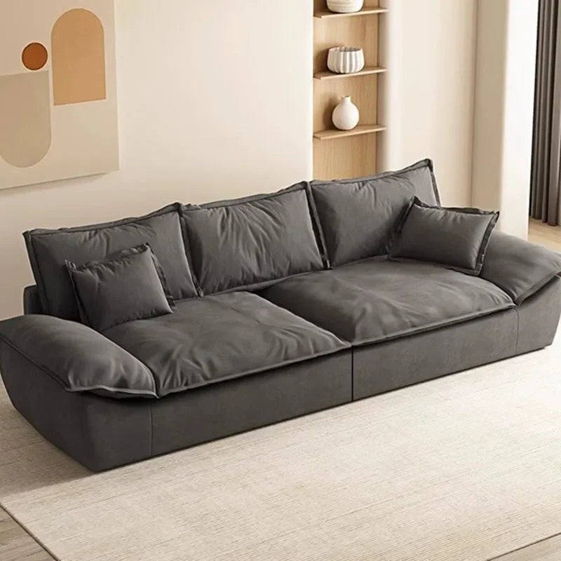 Corner Living Room Sofas Leather Nordic Luxury Floor Bubble Sofa Cloud Modular Sleeper Articulos Para El Hogar Home Furniture