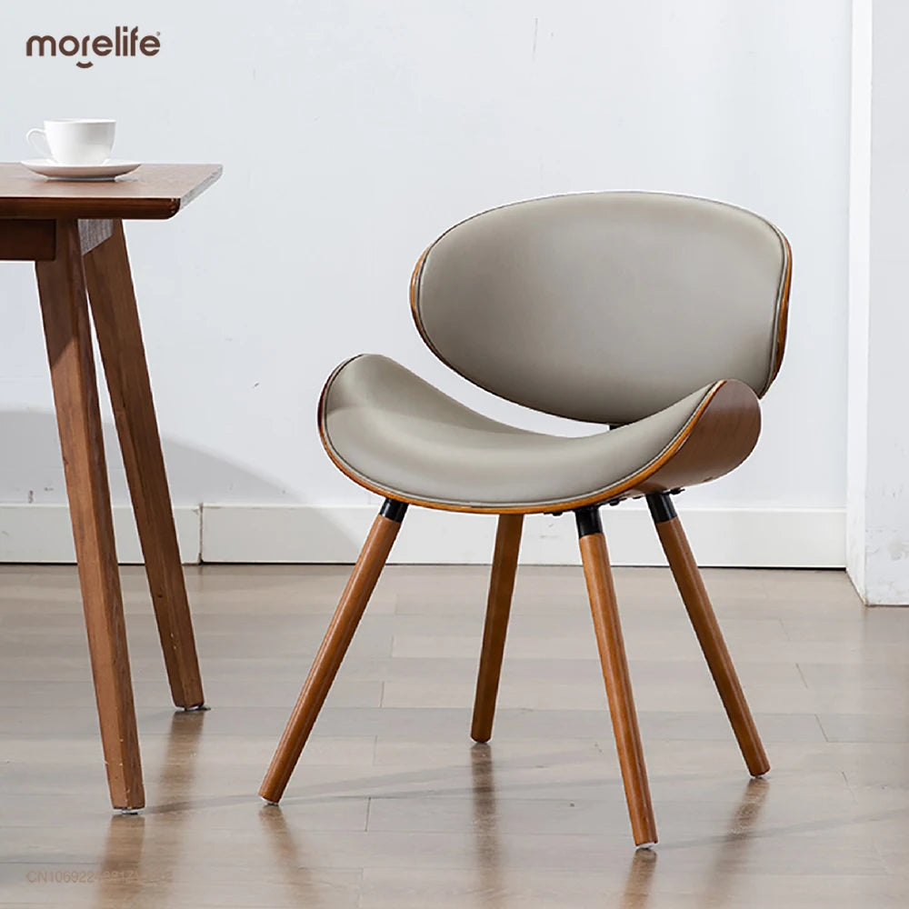 Nordic Style Luxury Kitchen Dining Chair European Modern Simple Chair Back Solid Wood Dinning Chairs Furniture Free Shipping