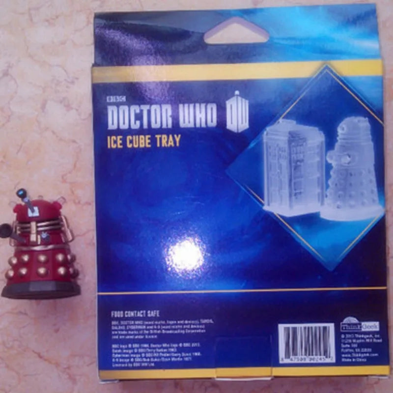 Dr Doctor Who Tardis Ice Cube Mold Maker Bar Party Silicone Trays Jelly Chocolate Gelatin Mold Kitchen Tool