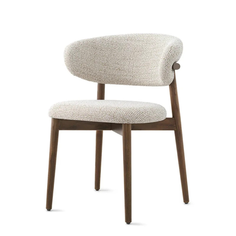 White Nordic Living Room Chair Luxury Wooden Reading Dining Office Chairs Bedroom Vanity Designer Woonkamer Stoelen Furniture