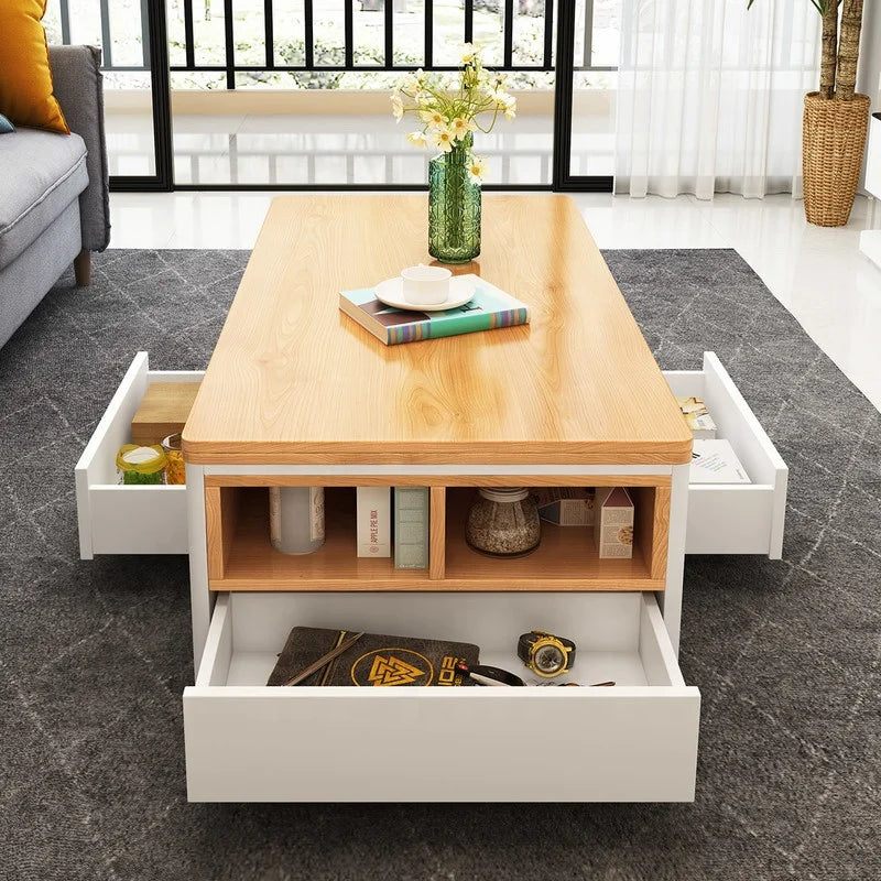 Hot sale multifunctional folding lift top coffee table