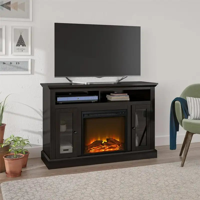 Fireplace  Console for TVs  to a 50 Thermoelectric fan Fireplace fan
