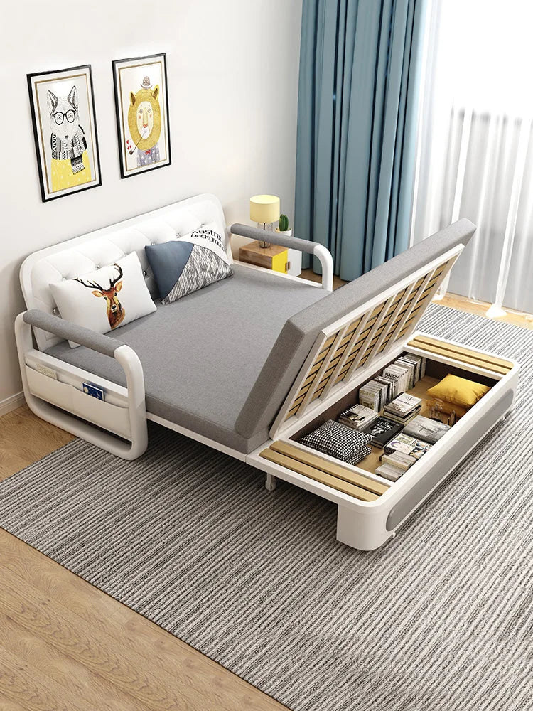 Sofa Bed Dual-Use Foldable Multifunctional Living Room Small Apartment Modern Folding Bed