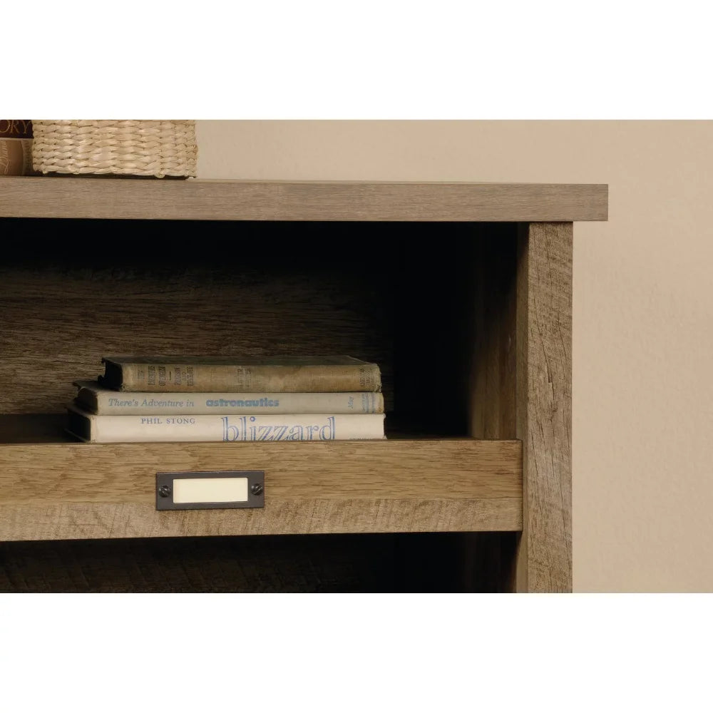 Adept Storage Credenza, Oak® Finish Storage Cabinet Furniture