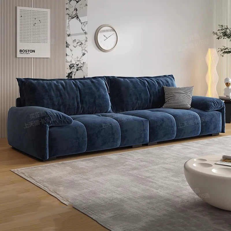 Luxury Living Room Sofa Lounge Lazy Elegant Armchairs Designer Replica Comfortable Minimalist Salas Y Sofas Muebles Furniture