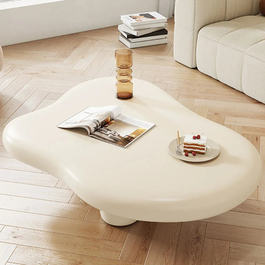 Cloud Book Living Room Coffee Table Home Wood Modern Coffee Table Living Room Korean Nordic White Table Basse Pour Salon TableXS