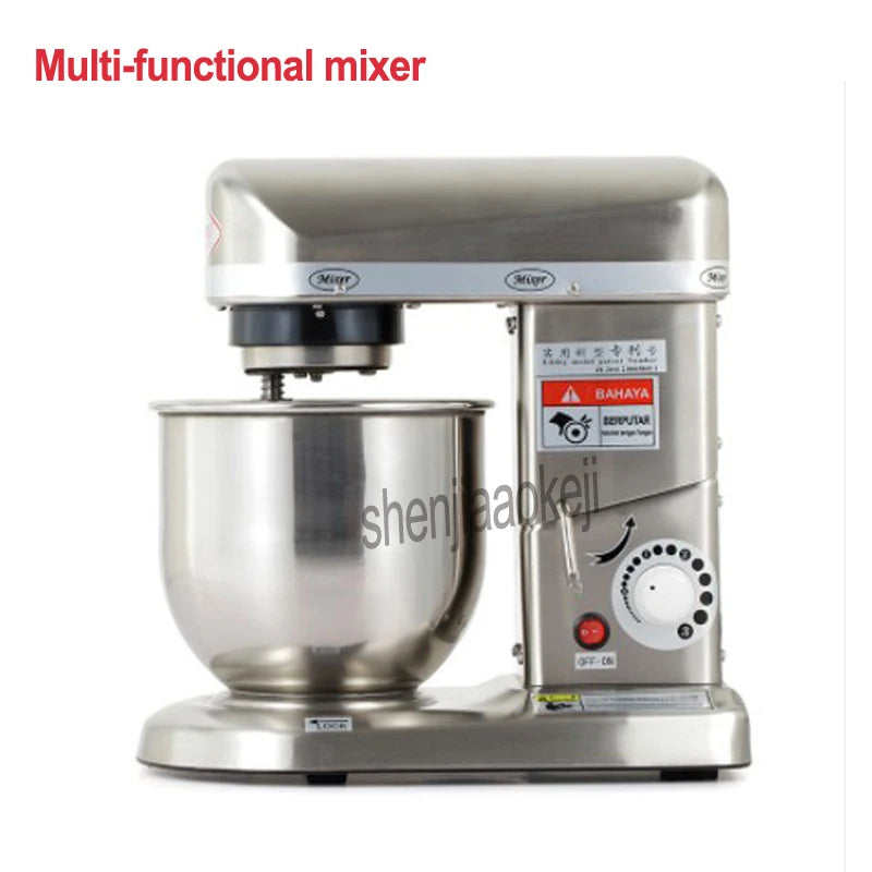 220v(50/60hz) Commercial mixer SL-B5 Multifunctional 3 in1 mixing machine Stainless steel beat eggs/stiring/cream/dough machine