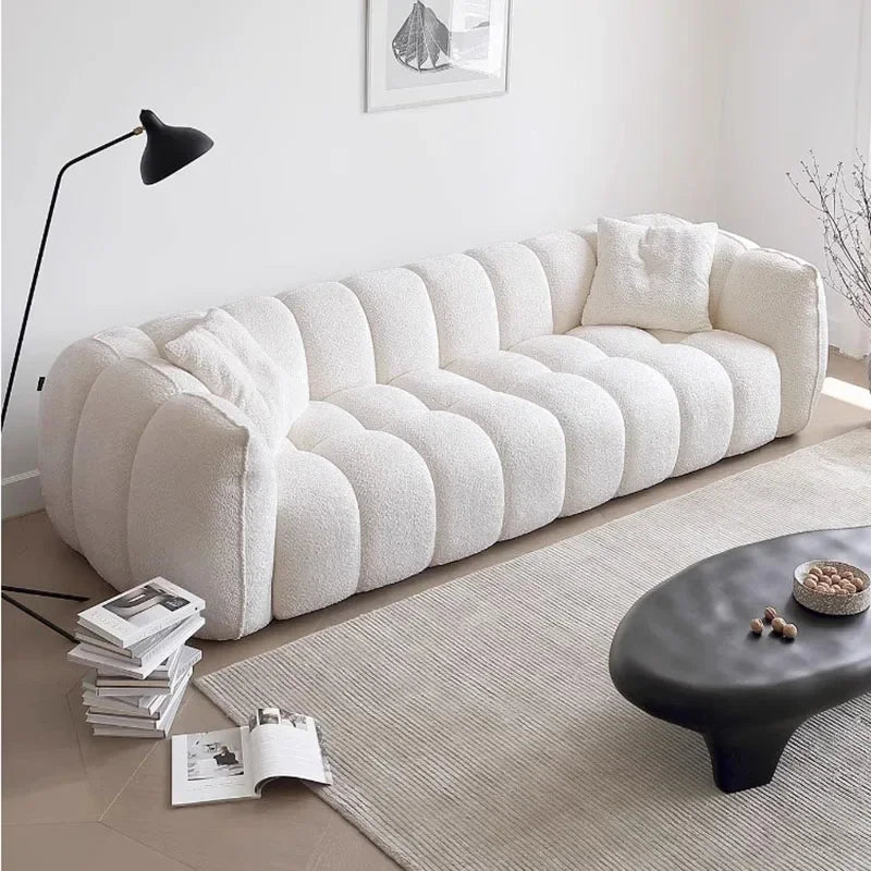 Accent Living Room Sofas Curved Daybed European Luxury Recliner Puffs Sofa Corner Muebles Para Hogar Livingroom Furnitures