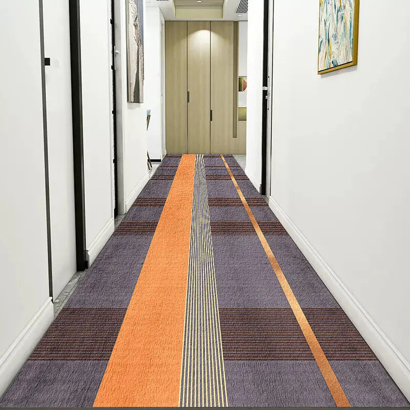 Household Long Corridor Carpet European Style Entrance Hall Floor Mats Carpet Living Room Hotel Stairs Large Area Rugs