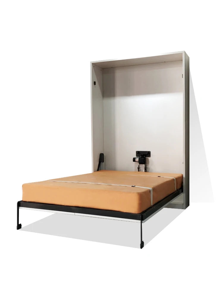 Invisible Wall Bed Hardware Accessories Wardrobe Integrated Folding Hidden Bed Small Apartment Space-Saving Murphy Bed