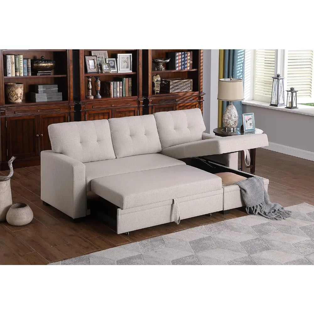 Linen Upholstered Sleeper Sofa Living Sofa Bed for Sleeping Loveseat Room Luxury the Hall Sofas Furniture Home