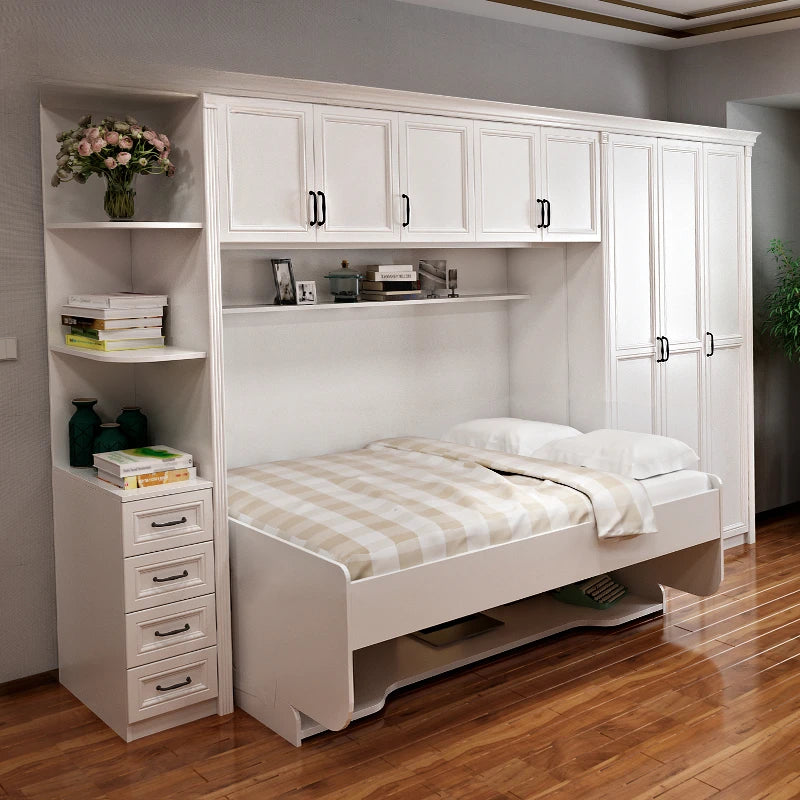 Invisible bed saves space Murphy bed wall bed cabinet hidden wall bed multifunctional combination desk bed