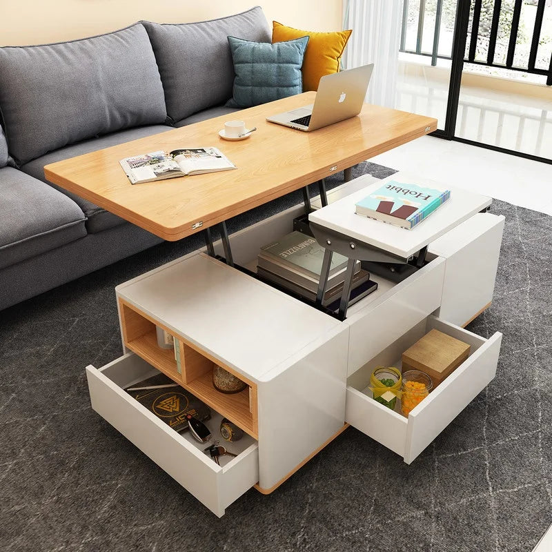Hot sale multifunctional folding lift top coffee table