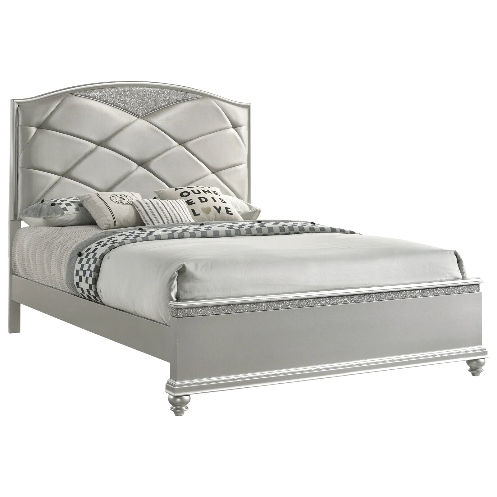 Queen/King size bedroom furniture set, high-end luxury double bed, housewife bed, wedding bed, adult and adolescent bed