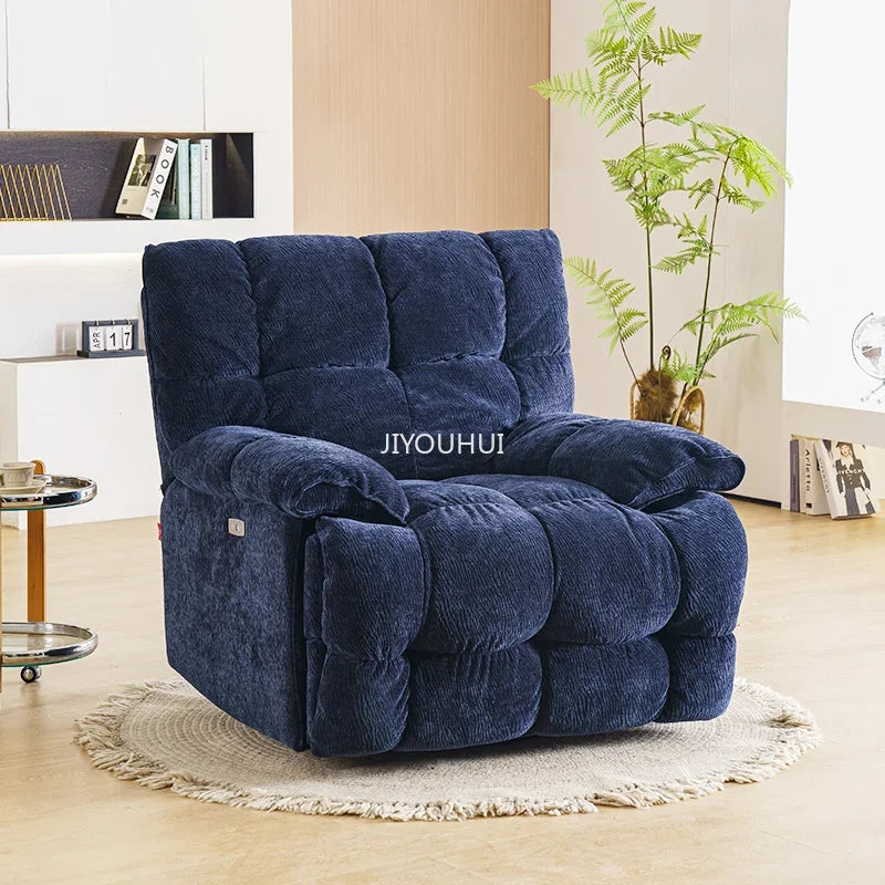 Modern Nordic Reclining Sofa Multifunction Bedroom Garden Comfort Single Couch Elegant European Poltrona Living Room Furniture