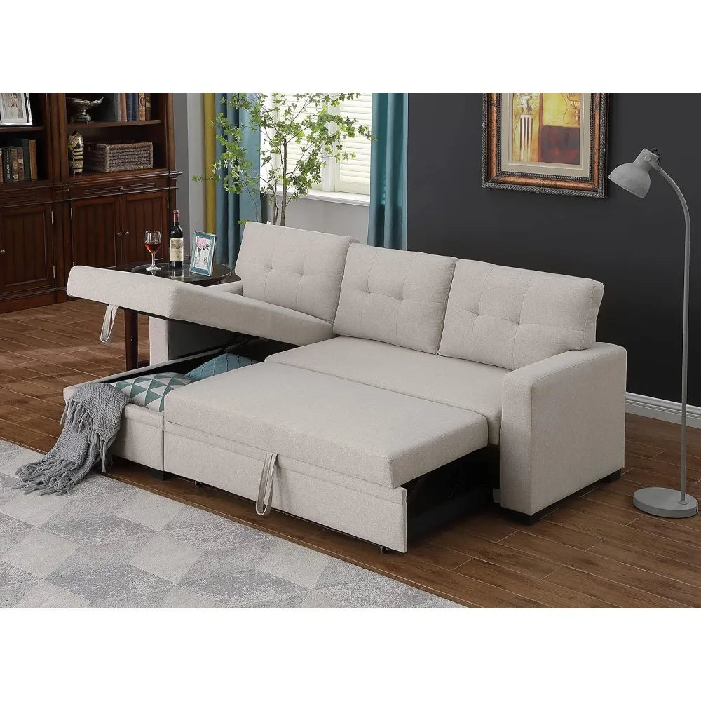 Linen Upholstered Sleeper Sofa Living Sofa Bed for Sleeping Loveseat Room Luxury the Hall Sofas Furniture Home