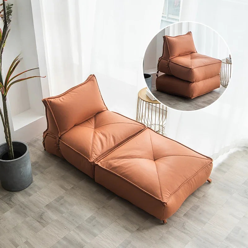 Modern Design Sofa Chair Single Folding Lazy Balcony Bedroom Living Room Sofa Chair High Quality Elegant Divano Letto Furniture
