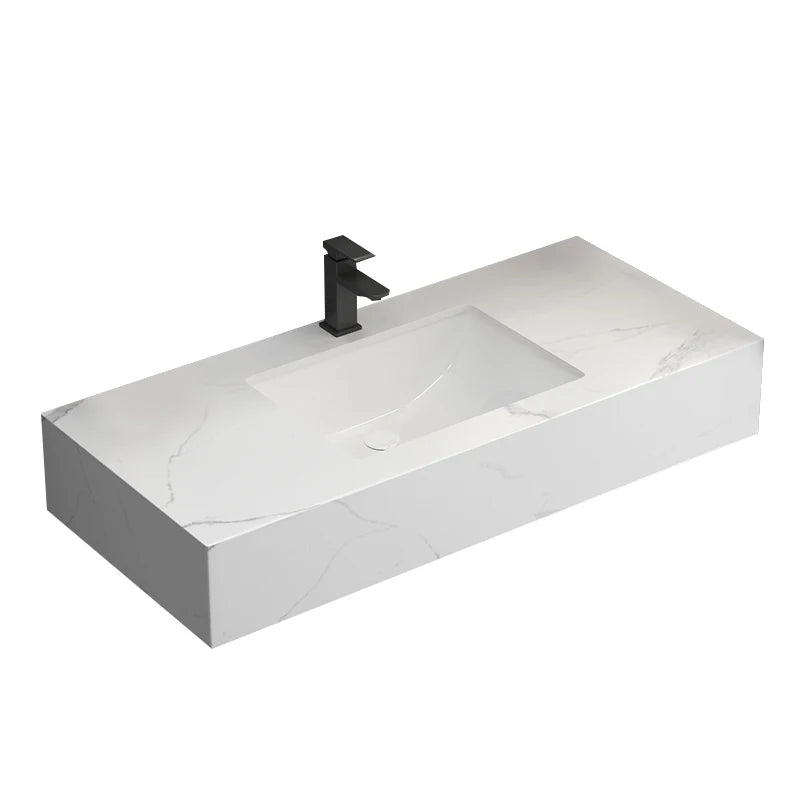 Rock custom washbasin wall-mounted bathroom washbasin bathroom cabinet basin washstand combination